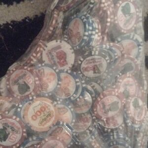 Colorful Casino Poker Chips Set